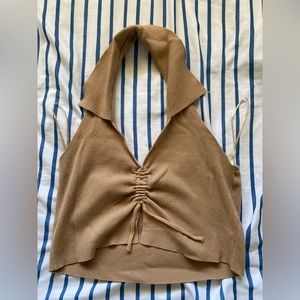 Luna Ivy Cropped Collard Shirt